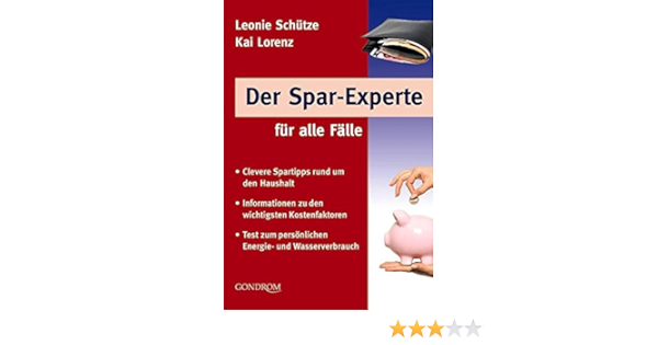 Der Spar Experte Fur Alle Falle Amazon De Schutze Leonie Lorenz Kai Bucher