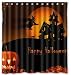 Produktbild Office Star bravovision Halloween Kürbis Wasserdicht Polyester Stoff Vorhang für die Dusche 167,6 x 182,9 cm