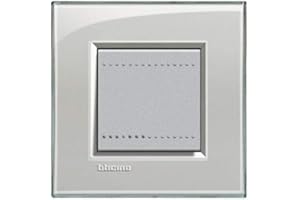 Bticino Livinglight Lna4802Kg - Ll-Placa 2M Gris Hielo