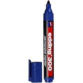 Edding 300 permanent mark&ouml;r - mavi - 1 kalem - 1,5-3 mm yuvarlak u&ccedil;lu