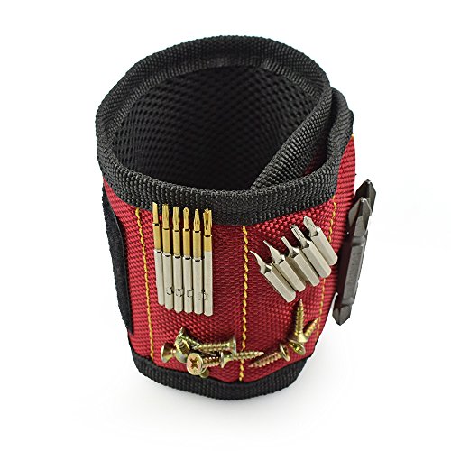 Lovetree Handgelenk Band Strap Halter für Schrauben, Nägel, Schrauben, kleine Werkzeuge - 4