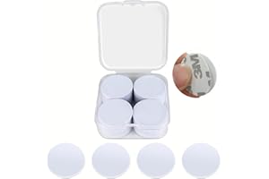 ELEBINKE 50 szt. NFC Tags, NTAG215 NFC Tags Blank White Card NFC NFC Coin Cards Compatible with TagMo and Amiibo with Adhesive Back for Easy Fixing and Storage Box