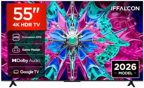iFFALCON 55U65A – Smart TV 4K HDR Direct LED da 55", Google TV