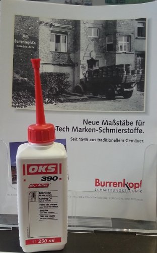 OKS-Öle Gebinde:250ml Flasche Beschreibung:OKS 390, Schneidöl für alle Metalle
