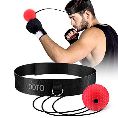 Upgraded Boxing Reflex Ball, Boxing Training Ball, Mma Speed Training Suitable for Adult/Kids Best Boxing Equipment for Training, Hand Eye Coordination and Fitness.