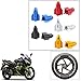 Vheelocityin Bullet Shape Multicolor Tyre Valve Cap (set of 2) For Yamaha Yzf R15S RS.99.00