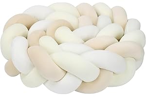 IIQI® geflochtenes Seitenschläferkissen, Stillkissen geflochten - geflochten - Stillen wie auf Wolken (A10,200cm)