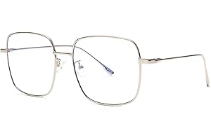 JM 58x52mm Grande Occhiali Luce Blu Antiriflesso. Comodi e Resistenti a Schermi e Monitor. Per Donna Uomo.