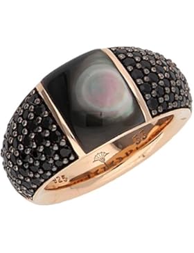Joop Damen Fingerring Silber Schwarz Naomi JPRG90700C
