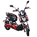 Produktbild Elektroroller E Rider 1200W Elektrisches Street Bike Moped Adult Motorrad bis 45km / h (Rot)