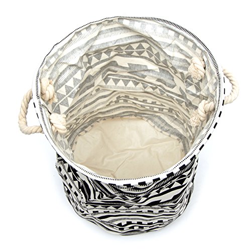 Pink Papaya Wäschesack Idiko, formstabiler Baumwoll Wäschekorb für ihre Schmutzwäsche - 5