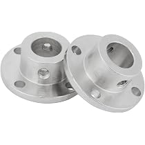 DMiotech 2-Pack 6mm Inner Diameter Flange Shaft Coupling – Rigid Guide Support, For RC Motors & Stepper Motors, Sky Blue