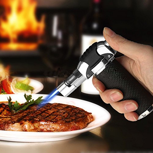 Ammiy® Multi-Funktions-Gas-Fackel-Butan-Brenner-automatische Zündung Camping Schweißen Flamethrower Grill im Freien - 6