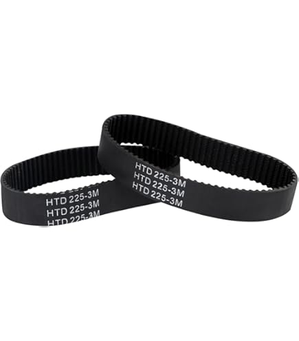 4 Pezzi Cinghia Dentata HTD 225-3M-6 - Gomma Rinforzata, 75 Denti, 6mm Larghezza - Per Trasmissioni Sincrone - Foto 5