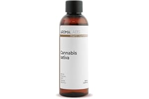 Chanvre BIO (Cannabis sativa) - 100 mL - Huile Végétale Vierge et Certifiée AB - Santé cardiaque - Aroma Labs - Made in France