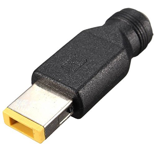 Konverter - SODIAL(R)5.5x2.1mm Power Charger Konverter Plug Aufladeeinheit Konverter Kabel Adapter fuer Lenovo ThinkPad X1 Carbon-0B47046 Ultrabook Notebook-PC Schwarz