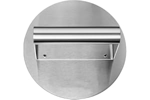 Mallez Pressa per Hamburger in Acciaio Inox, 16 cm Resistente Pressa per Biscotti Hamburger Piastra Piatta, Griglia, Bistecche, Panini, Focacce, Barbecue