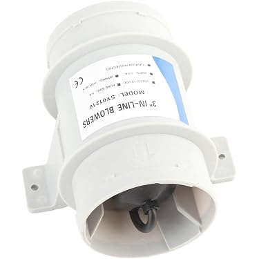 Ventilateur Marine 12V EBTOOLS - Souffleur D'Air Pour Yacht, Caravane Et Camping-Car