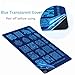 Ejiubas Nail Stamping Plates Double-sided Design Halloween & Christmas Style Image Manicure Stamp Collection Kit - Pack of 2 Pcs with Card Case