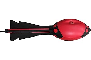 TIANBI Bola clásica de espuma de larga distancia, cohete de lanzamiento a mano, bola silbato optimización de vuelo, agarre de mano trasero, regalo divertido para interiores y exteriores