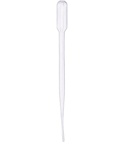 Globe Scientific Transferpipetten 1,2 Ml – 500 Stück, Unsteril, 65 Mm, Tropft Genau 25 Tropfen/ml