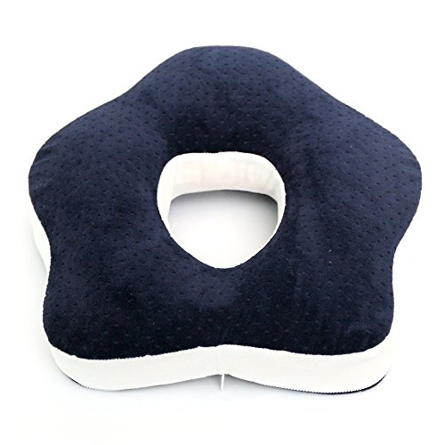 Preisvergleich Produktbild Tofern Mehrzweck- Meer Sternförmigen Gedächtnisschaumkissen Rückenkissen Sitzkissen - Dunkelblau