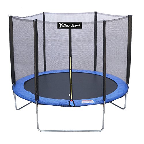 YELLOO Trampoline Tapis de Jardin diamètre 185 cm Big6