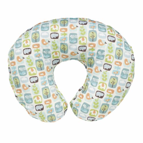 Chicco Boppy Pillow with Cotton Slip Cover - Stamp Collector