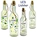Price comparison product image alles-meine GmbH 1 Stück _ LICHT Dekoflasche - 10 Stück LED -  Blumen & Schmetterlinge  - inc..