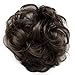 PRETTYSHOP Scrunchy Scrunchie Bun Updo Hairpiece Hair Ribbon Ponytail Extensions Curly Diverse Colors (brown mix 32AH12 G34A)