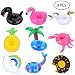Produktbild LegendTech Aufblasbare Getränkehalter, Einhorn Flamingo Palm Island Krapfen Frucht Cartoon Aufblasbares Flaschenhalter Badespielzeug Pool Untersetzer für Bier Getränke Saft (9 Stück)