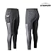Produktbild Overmont Damen Sport Leggings Yogahose Tanzhose Hohe Taille Sporthose Lange Hose für Yoga Pilates Laufen Fitness Tanzen M/L/XL Schwarz/Grau/Rosa