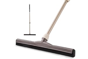 Eyliden Raclette de Sol réglable de 137.2 cm, Balai éponge Parfait pour Le Nettoyage des sols, Raclettes de Nettoyage Enlever Effectif L’Eau pour salles de Bains carrelages sols fenêtres