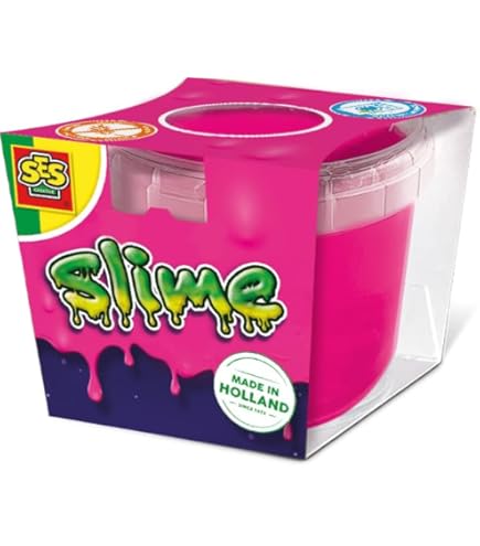 Slime Vert Néon En Pot 140g - Jouet Sensoriel, Pâte à Malaxer Vibrante - Pour Enfants Et Activités Créatives