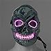 Produktbild Alamor Neuheiten Led Skelettschädel Maske Fancy Scary Halloween Adult Kostüm Zubehör-Pink
