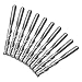 Produktbild cnbtr Doppel Flöte Spiral Schneider 3.175 x 22 mm CNC Router Bit Holz Acryl Bohrer 10 Stück