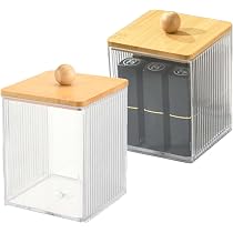 ORGA-BOX BAMBUS Scatola Portaoggetti Set Di 6 Pezzi (oliato, 3 - 8