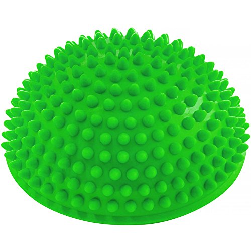 Balance-Kugel »Igel« zur Steigerung der Balance / Koordination. Ideal für Balance-Training 320g zirka 8cm hoch und 16cm Durchmesser in blau, rot, türkis oder schwarz.