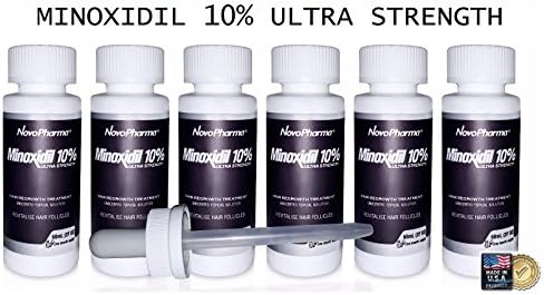 10% HAIR LOSS LOTION ULTRA STRENGTH ~ 6 MONTH TREATMENT [6X60ML]