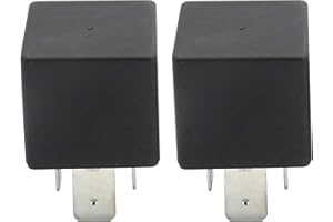Hoypeyfiy 2Pack 4 Pin Relays, Multipurpose Relay, 12V 70A Automotive Relay Replacement for Ford Mondeo Fiesta Focus Ka Transit Kuga Explorer C-Max B-Max S-Max Galaxy 5M5T14B192EA
