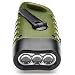 Produktbild XZANTE Mini Emergency Handkurbel Dynamo Solar Taschenlampe Wiederaufladbare LED-Licht Lampe Lade leistungsstarke Taschenlampe Fuer Outdoor-Camping