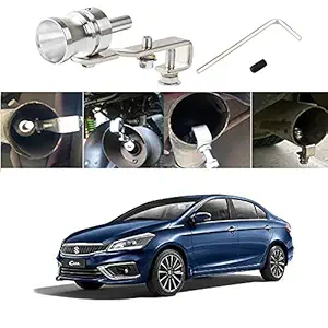 Olmeo Turbo Sound Car Silencer Whistle Silver for Maruti Suzuki Ciaz