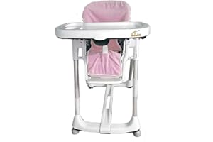 BUBABÙ Funda para trona Pappa de esponja fabricada en Italia, rosa