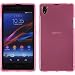 Produktbild PhoneNatic Case für Sony Xperia Z1 Hülle Silikon rosa transparent + 2 Schutzfolien