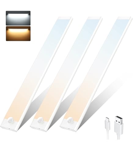 Lampada led da armadio ricaricabile usb punto luce con sensore di movimento 6 watt luce naturale 4000k
