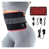 Red Light Therapy Belt, 660nm Red Infrared Light Device For Body, Portable Heating Therapy Pad For Women Men, Wearable Wrap With Timer For Waist Back Shoulder