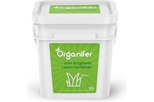 Fertilizante De Sulfato De Hierro (5 Kg - 250 M2) - Musgo - Fertilizante Para Césped - Césped Limpio - Fertilizante - Fertilizante De Hierro - Sulfato De Hierro Para Césped - Organifer