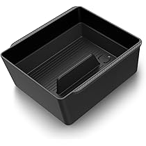 Spigen Tesla Model 3 2021-2023 And Model Y (~2024) Centre Console Cable Organiser Station, Secure Cable Storage, Multi-Cable Holder, Built-in Magnets, Designed For Tesla Accessories - Black