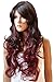 Produktbild PRETTYSHOP Perücke Wig Langhaar gewellt Hitzebeständiger Kunstfaser Wie Echthaar Diverse Farben und Stil (braunrot mix 4T118 WL100)