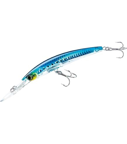 Yo-Zuri Crystal Minnow Magnum 3D Galleggiante 6.5 Pollici 1.5 Oz, Colore Silver Blue, Per Pesca In Mare - Foto 3